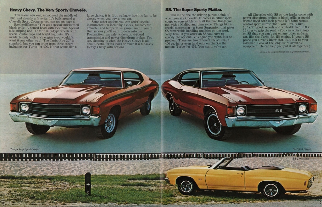 1972 Chev Chevelle Canadian Brochure Page 3